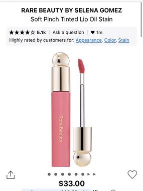 Rare Beauty Soft Pinch Tinted Lip Oil Stains